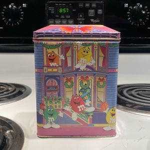 I am selling a M&M candy can from the holidays